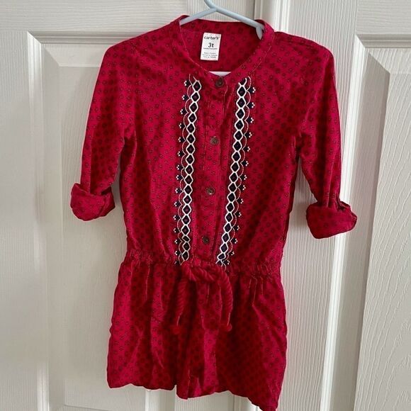 EUC | Toddler Girl’s Button-Down Romper - Picture 2 of 5